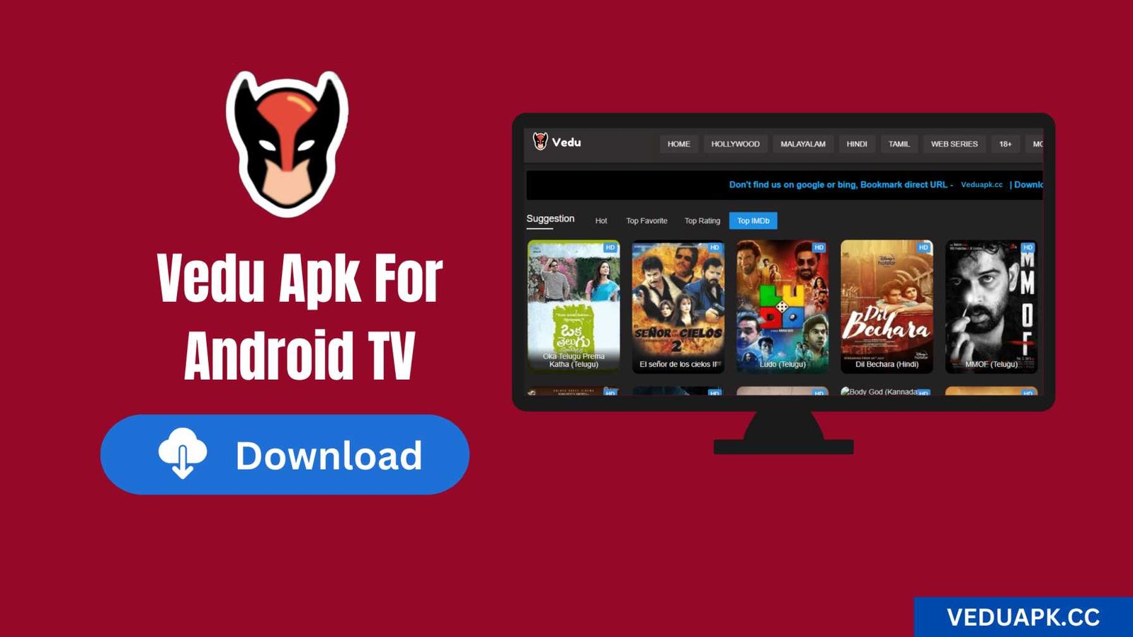 Vedu APK For Android TV