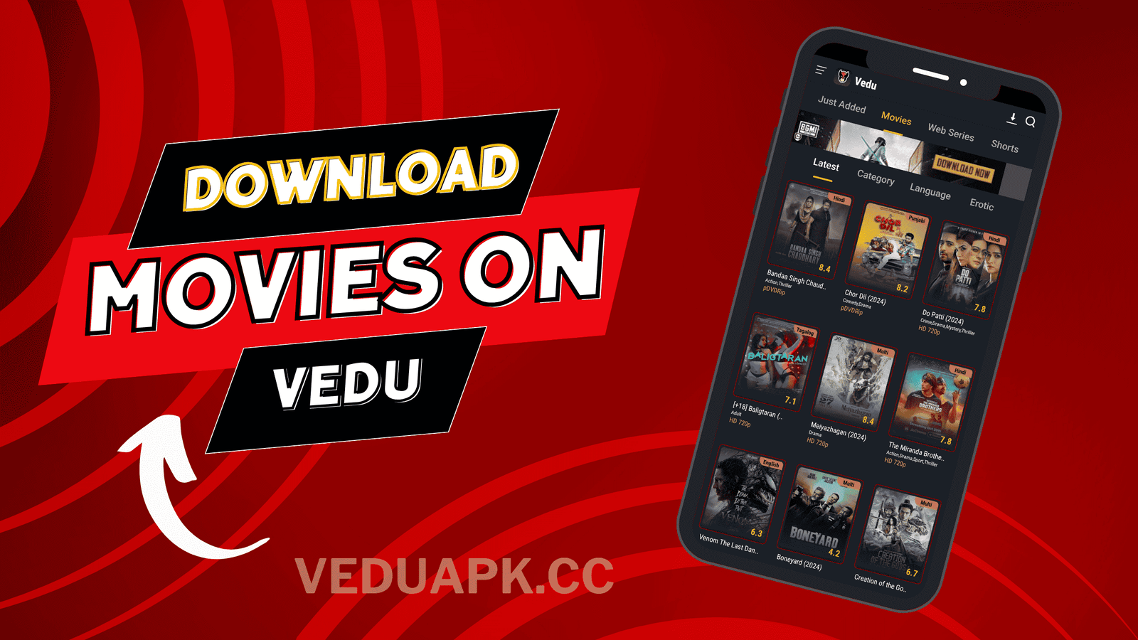 Download Movies From Vedu